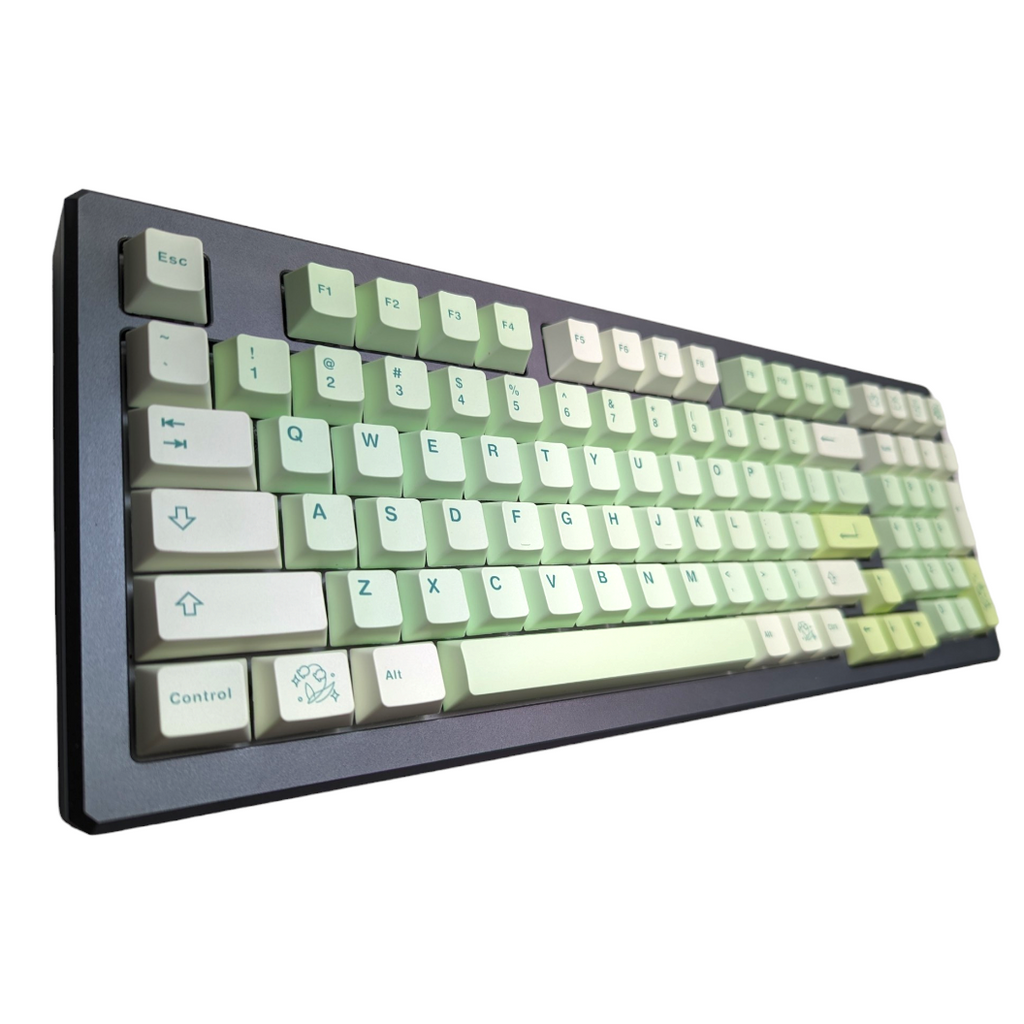 Ginko Garden Cherry MX Keycap Set (1 42pcs) mint green for mechanical keyboards