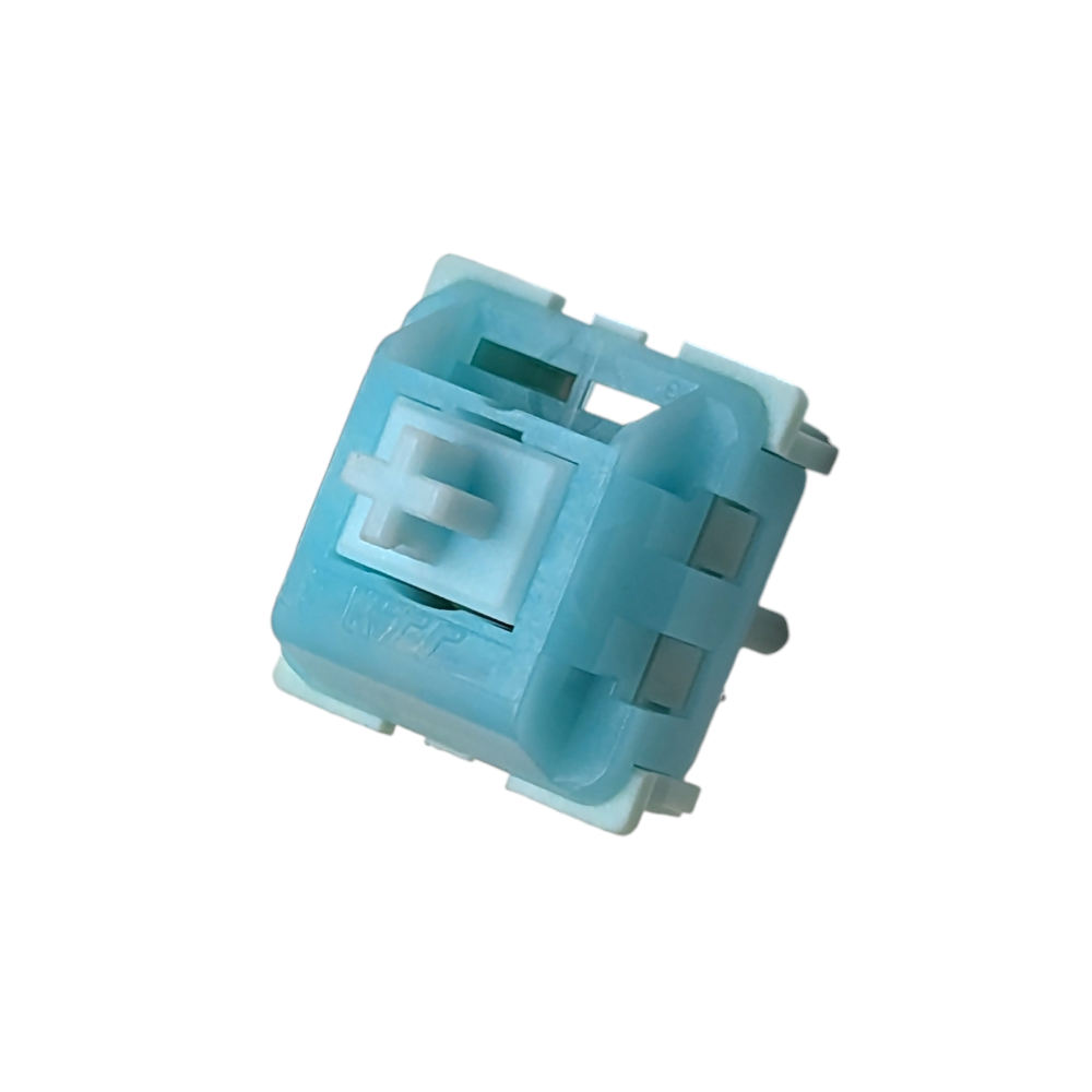 KTT Baby Blue Tactile Switches for custom mechanical keyboards