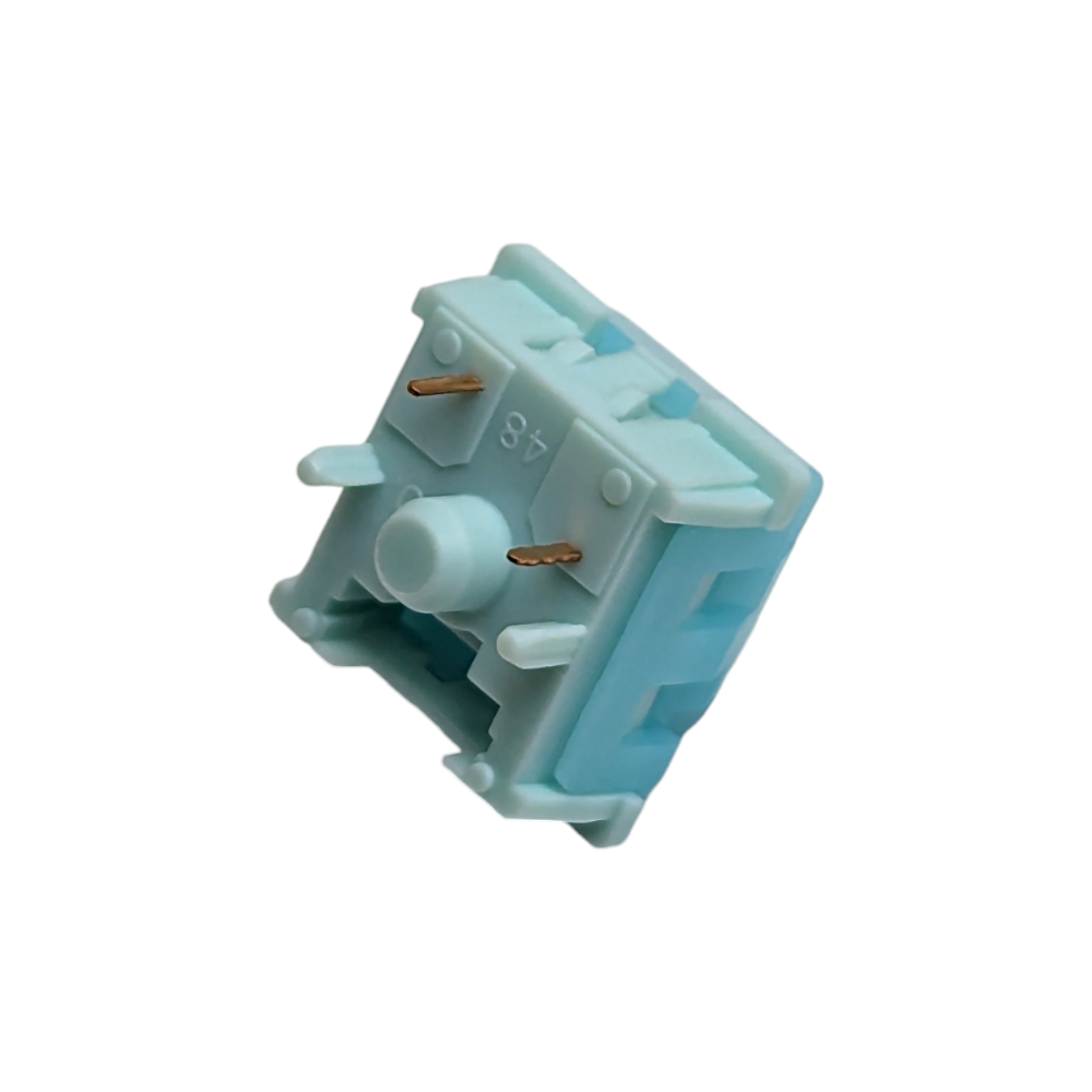 KTT Baby Blue Tactile Switches for custom mechanical keyboards