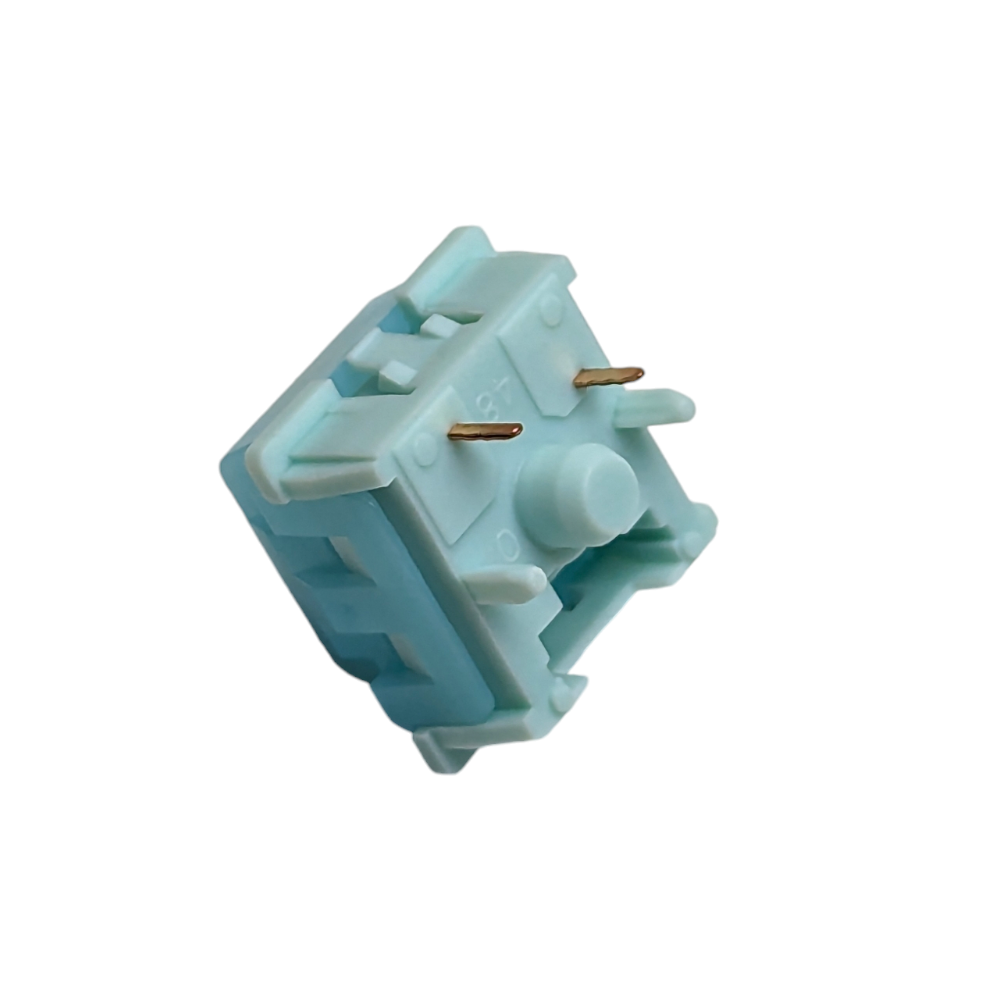 KTT Baby Blue Tactile Switches for custom mechanical keyboards