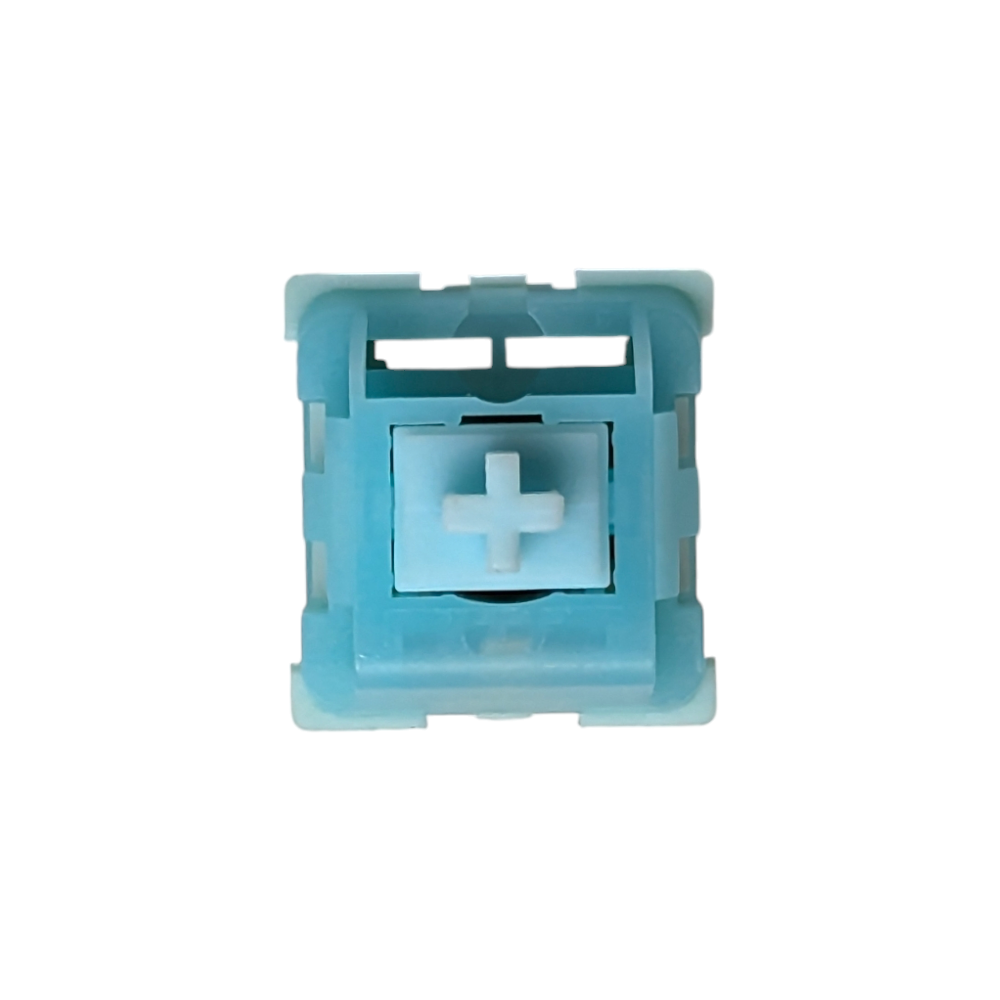 KTT Baby Blue Tactile Switches for custom mechanical keyboards