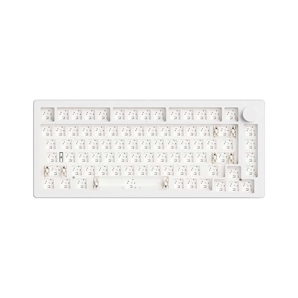 Monsgeek M1W V5 VIA Wireless 75% Mechanical Keyboard white