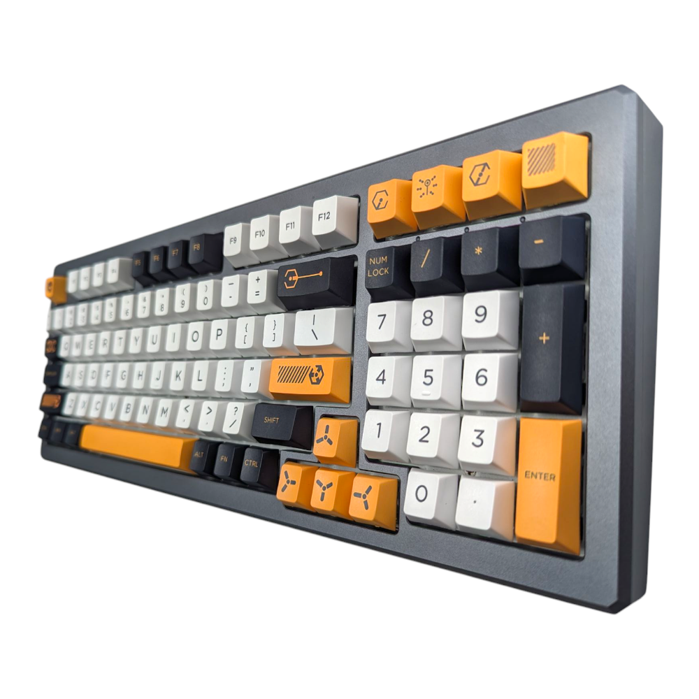 Toxic PBT XDA Keycap Set for mechanical keyboard keyboards for sale 