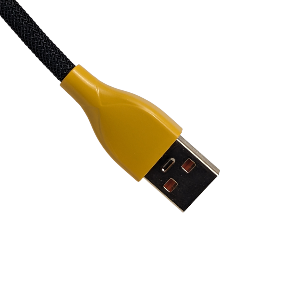 mechanical custom keyboard coiled cable usb c bumblebee black yellow