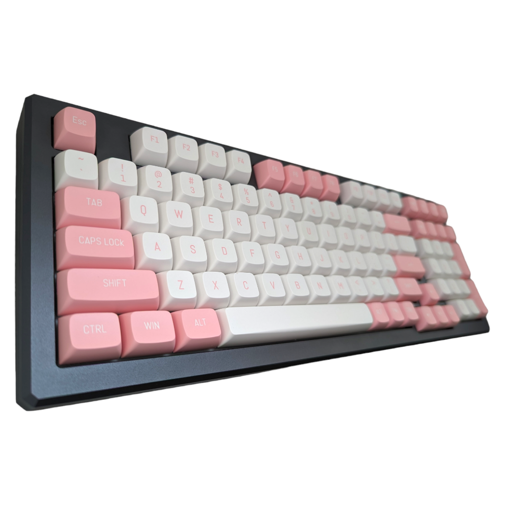 Pink and White (TK-PAW) Panda PBT Keycap Set ( 149 pc) – Thock King