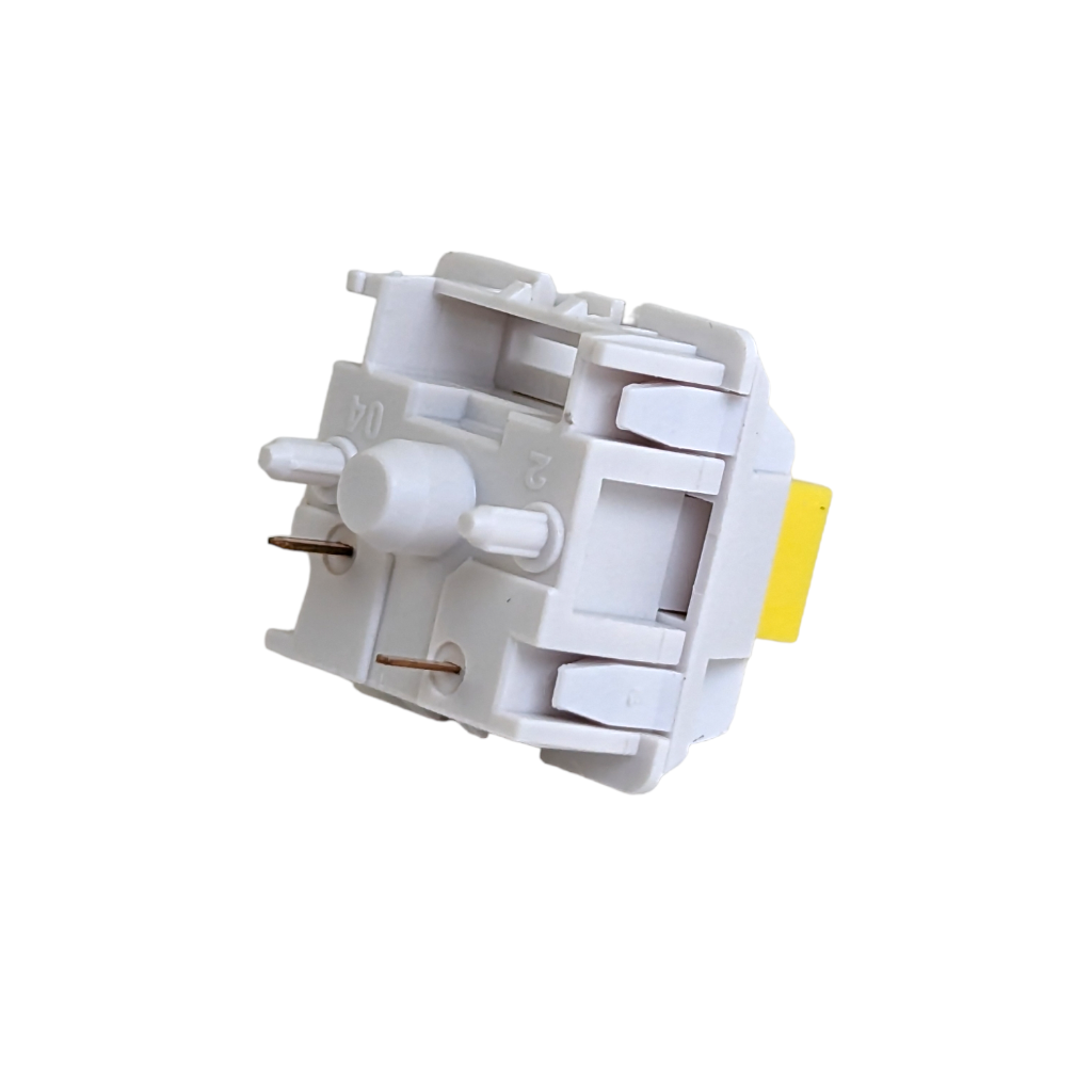 WS Wuque Studio Yellow Linear Switches